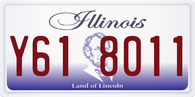 IL license plate Y618011