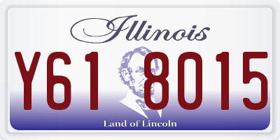 IL license plate Y618015