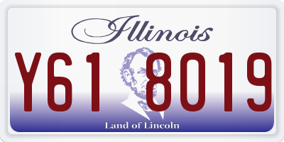 IL license plate Y618019