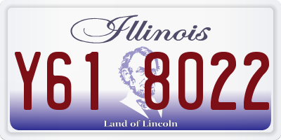 IL license plate Y618022