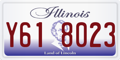 IL license plate Y618023