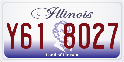 IL license plate Y618027