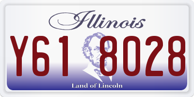 IL license plate Y618028