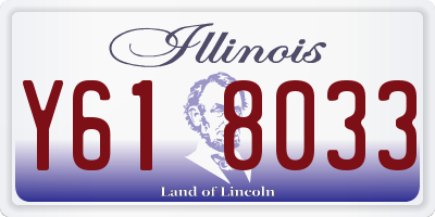 IL license plate Y618033