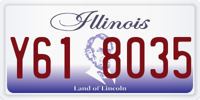 IL license plate Y618035