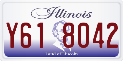 IL license plate Y618042