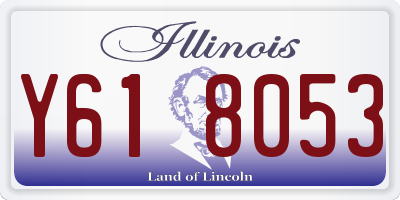 IL license plate Y618053