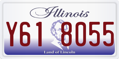 IL license plate Y618055