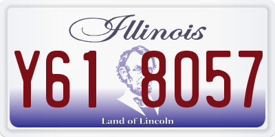 IL license plate Y618057