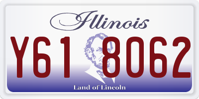 IL license plate Y618062