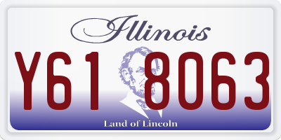 IL license plate Y618063
