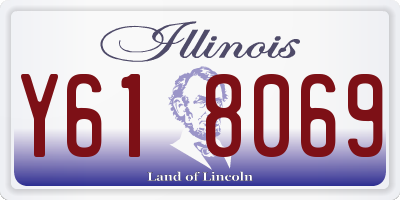 IL license plate Y618069