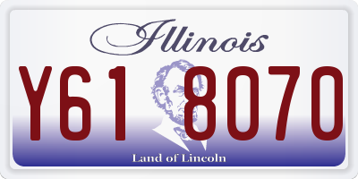 IL license plate Y618070