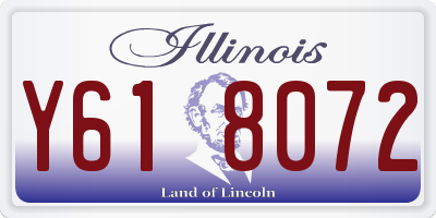 IL license plate Y618072