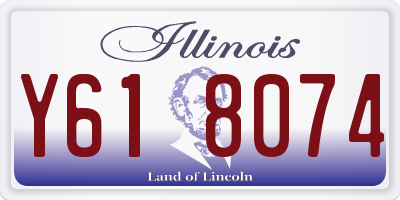 IL license plate Y618074