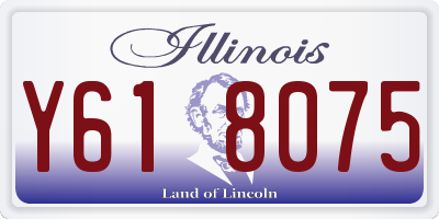 IL license plate Y618075