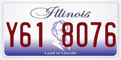 IL license plate Y618076