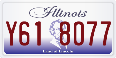 IL license plate Y618077