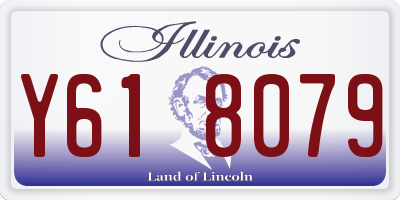 IL license plate Y618079