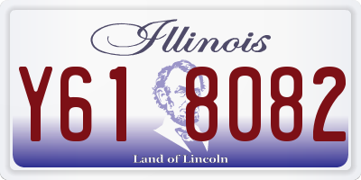 IL license plate Y618082