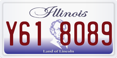 IL license plate Y618089