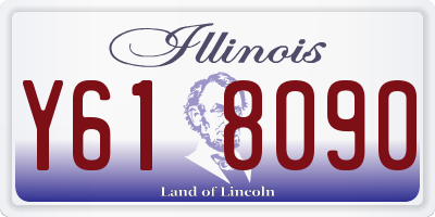 IL license plate Y618090