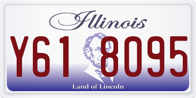 IL license plate Y618095