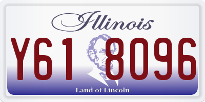 IL license plate Y618096