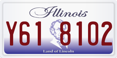 IL license plate Y618102