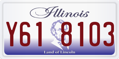 IL license plate Y618103