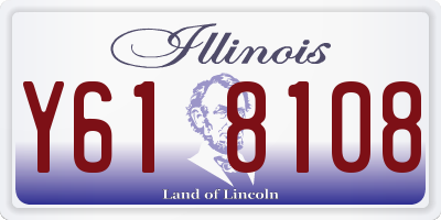 IL license plate Y618108