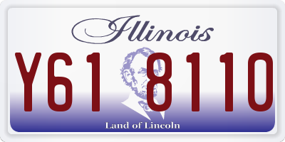 IL license plate Y618110