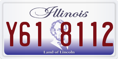 IL license plate Y618112
