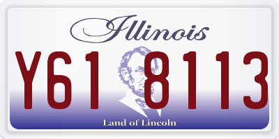 IL license plate Y618113