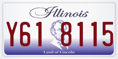 IL license plate Y618115