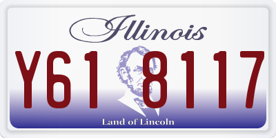 IL license plate Y618117