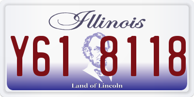 IL license plate Y618118