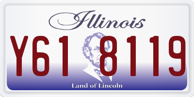 IL license plate Y618119