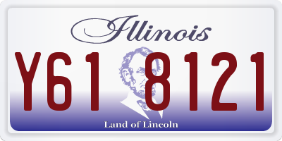 IL license plate Y618121