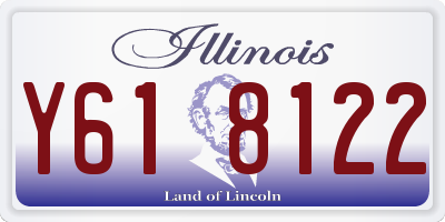 IL license plate Y618122