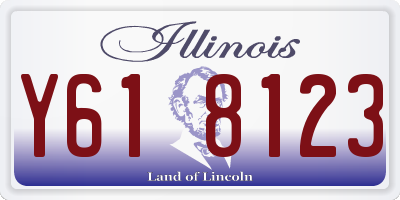 IL license plate Y618123