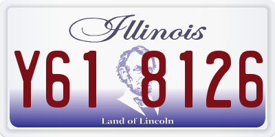 IL license plate Y618126