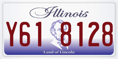 IL license plate Y618128