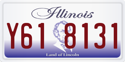 IL license plate Y618131