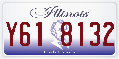 IL license plate Y618132