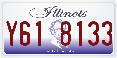 IL license plate Y618133