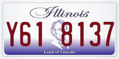 IL license plate Y618137