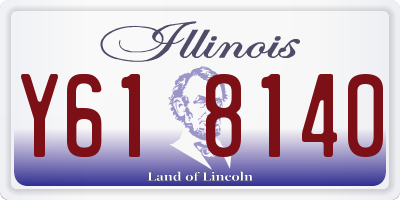IL license plate Y618140