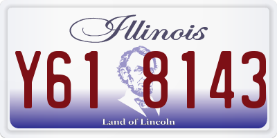 IL license plate Y618143