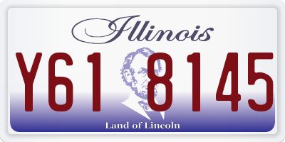 IL license plate Y618145